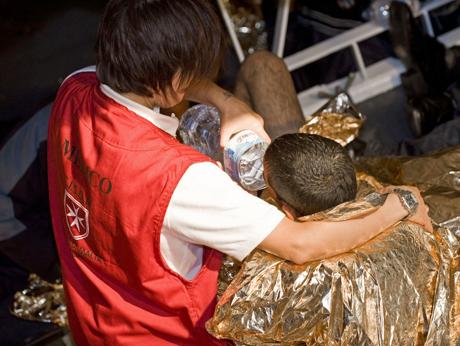 immigrati Lampedusa Ordine di Malta immigrati Lampedusa Ordine di Malta