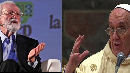 scalfari e bergoglio scalfari e bergoglio