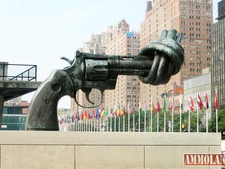 United Nations War on Guns Monument