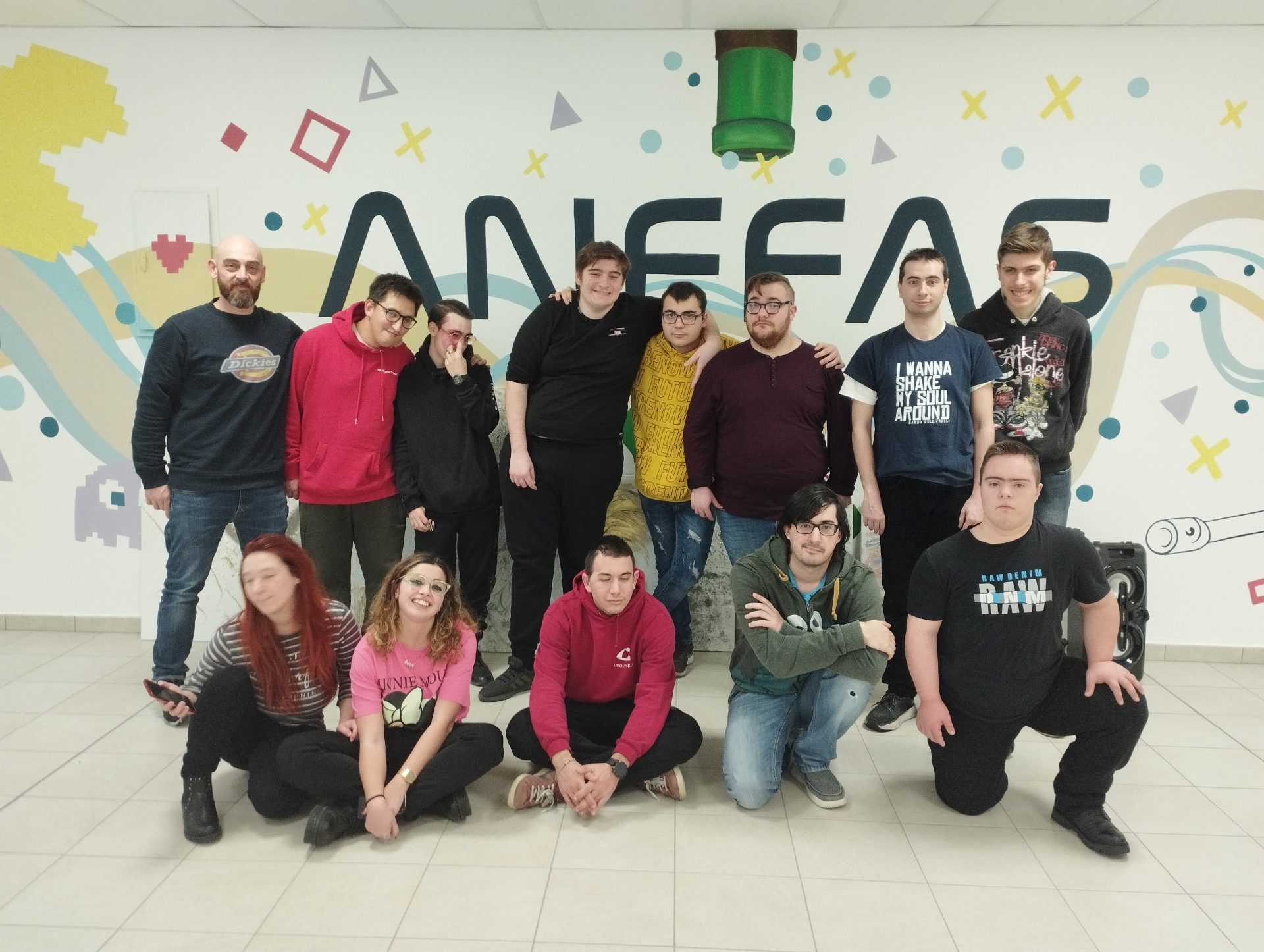 Giovani partecipanti al Progetto Videogames di Anffas Mirandola