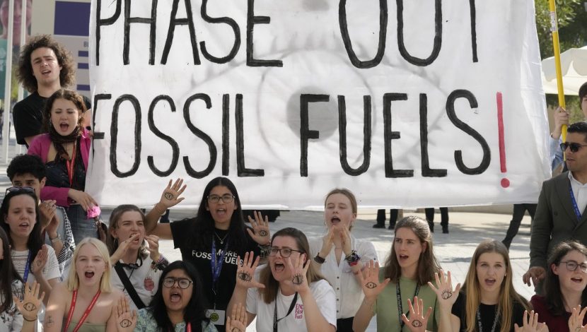 Giovani attivisti a Dubai per Cop28