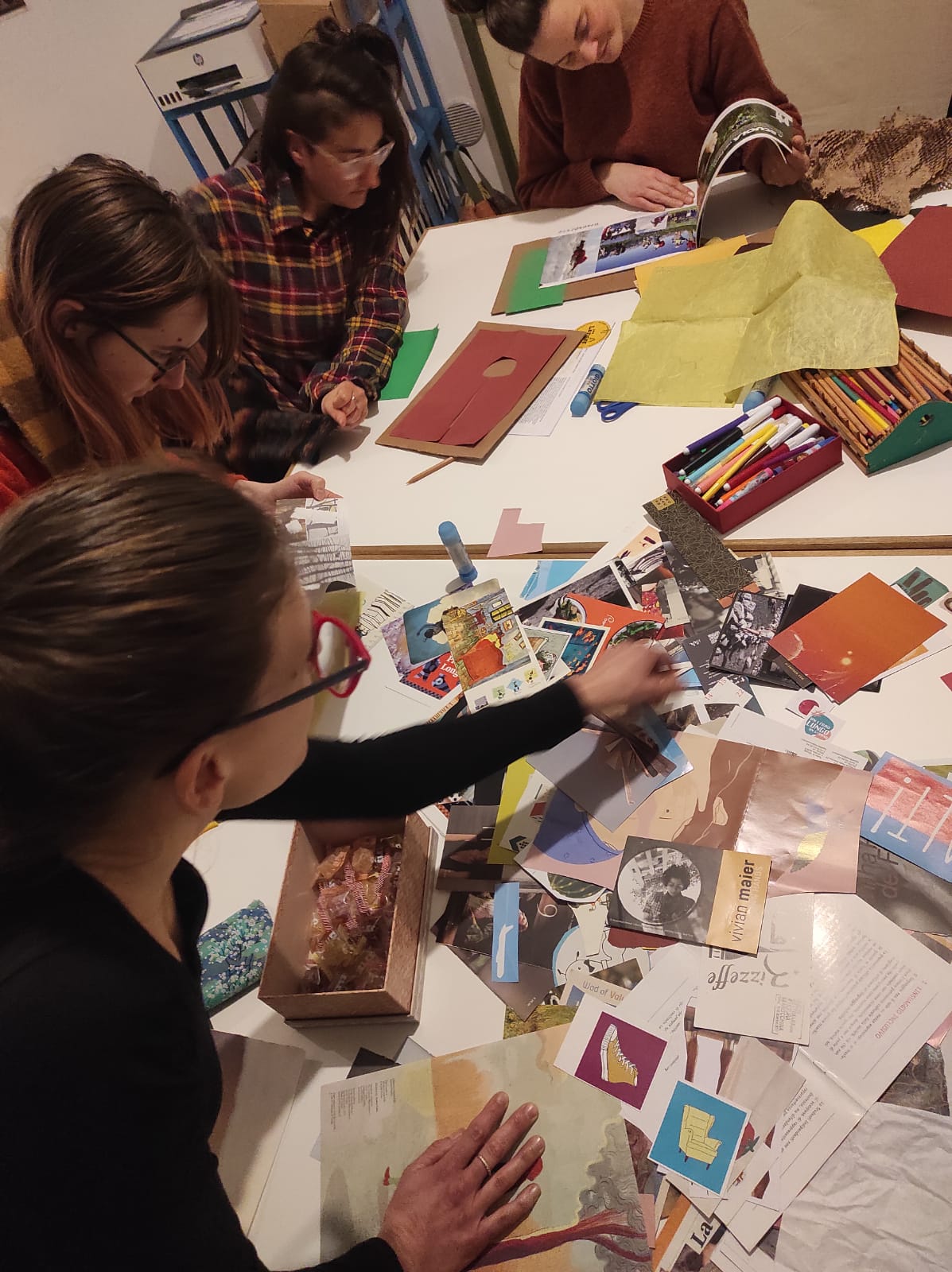 Un'attività al centro culturale Casa Langer 