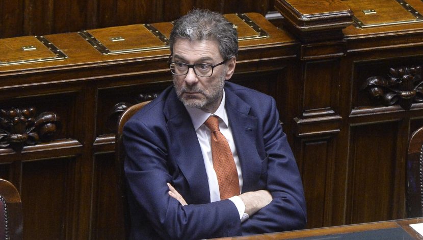 Il ministro Giancarlo Giorgetti