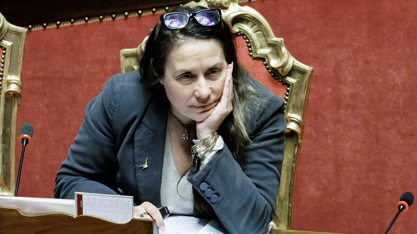 La ministra Alessandra Locatelli alla camera