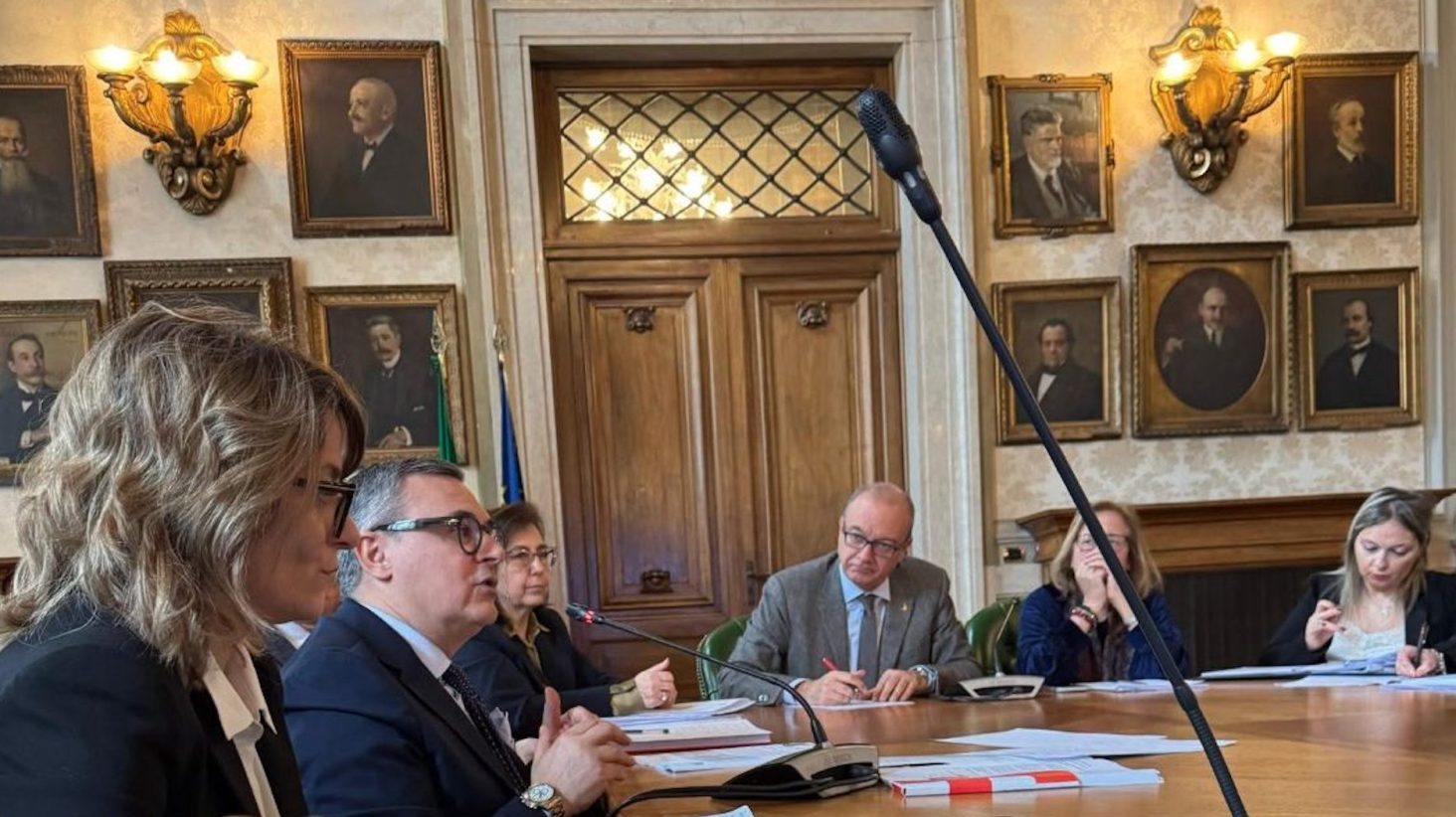 Falabella e il ministro Valditara in Osservatorio