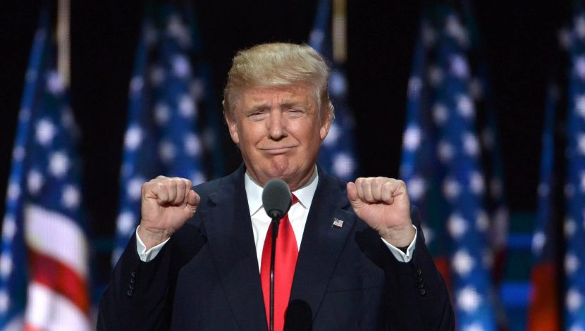Donald Trump nel 2016