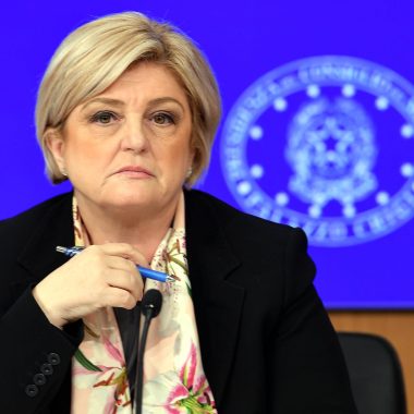 La ministra del Lavoro e delle Politiche Sociali Marina Elvira Calderone