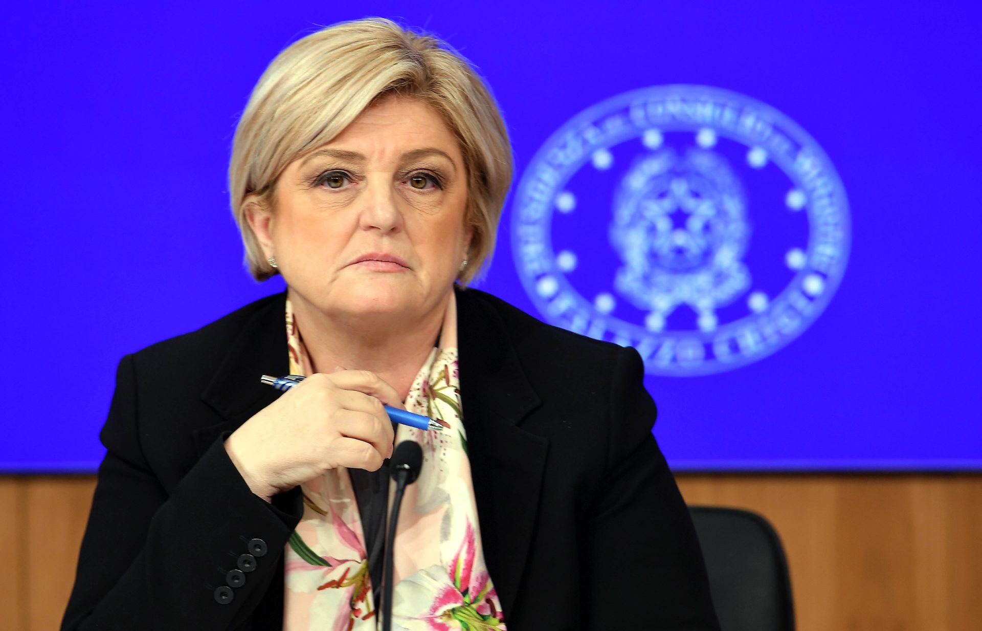 La ministra del Lavoro e delle Politiche Sociali Marina Elvira Calderone