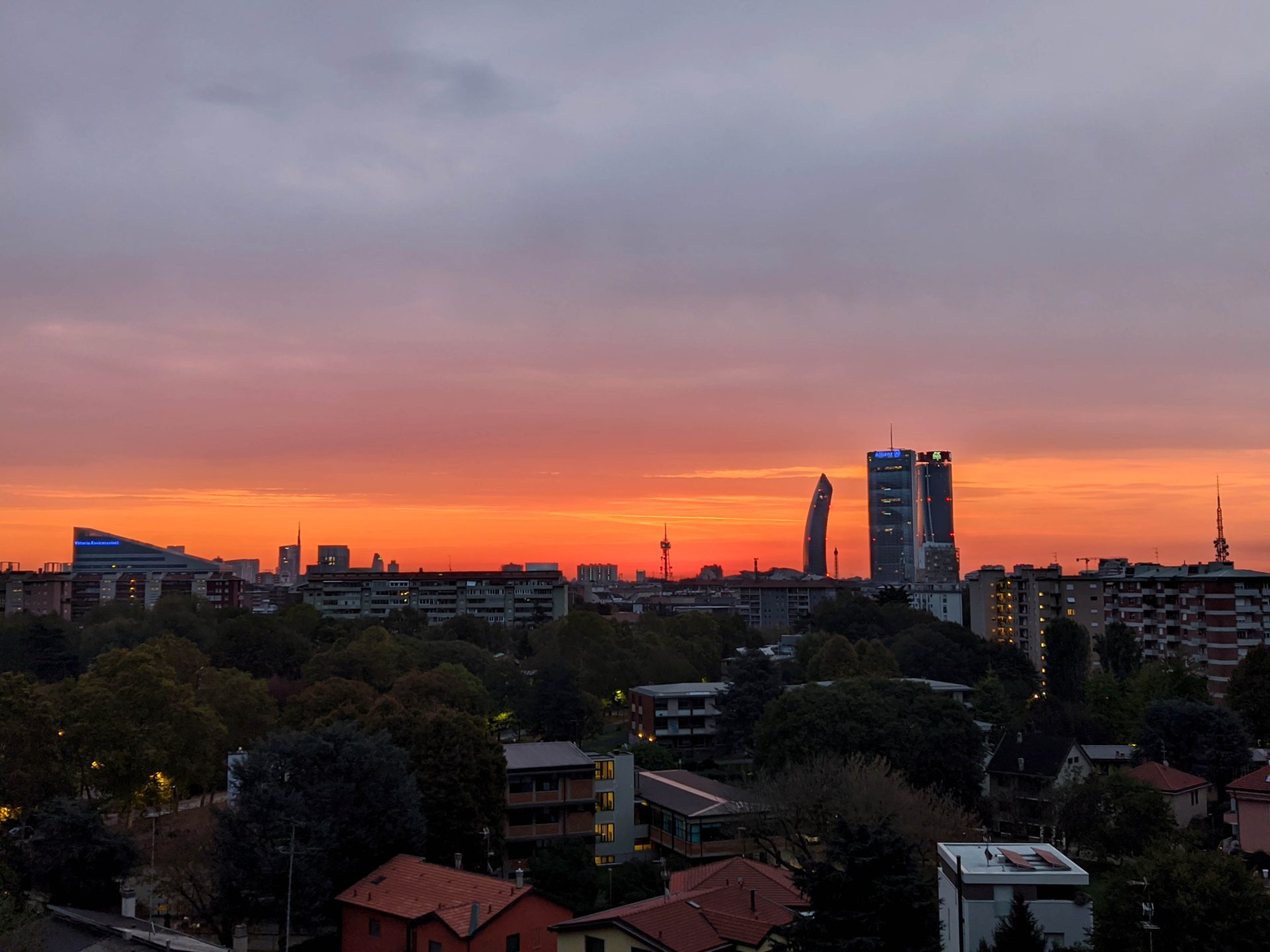 La skyline di Milano