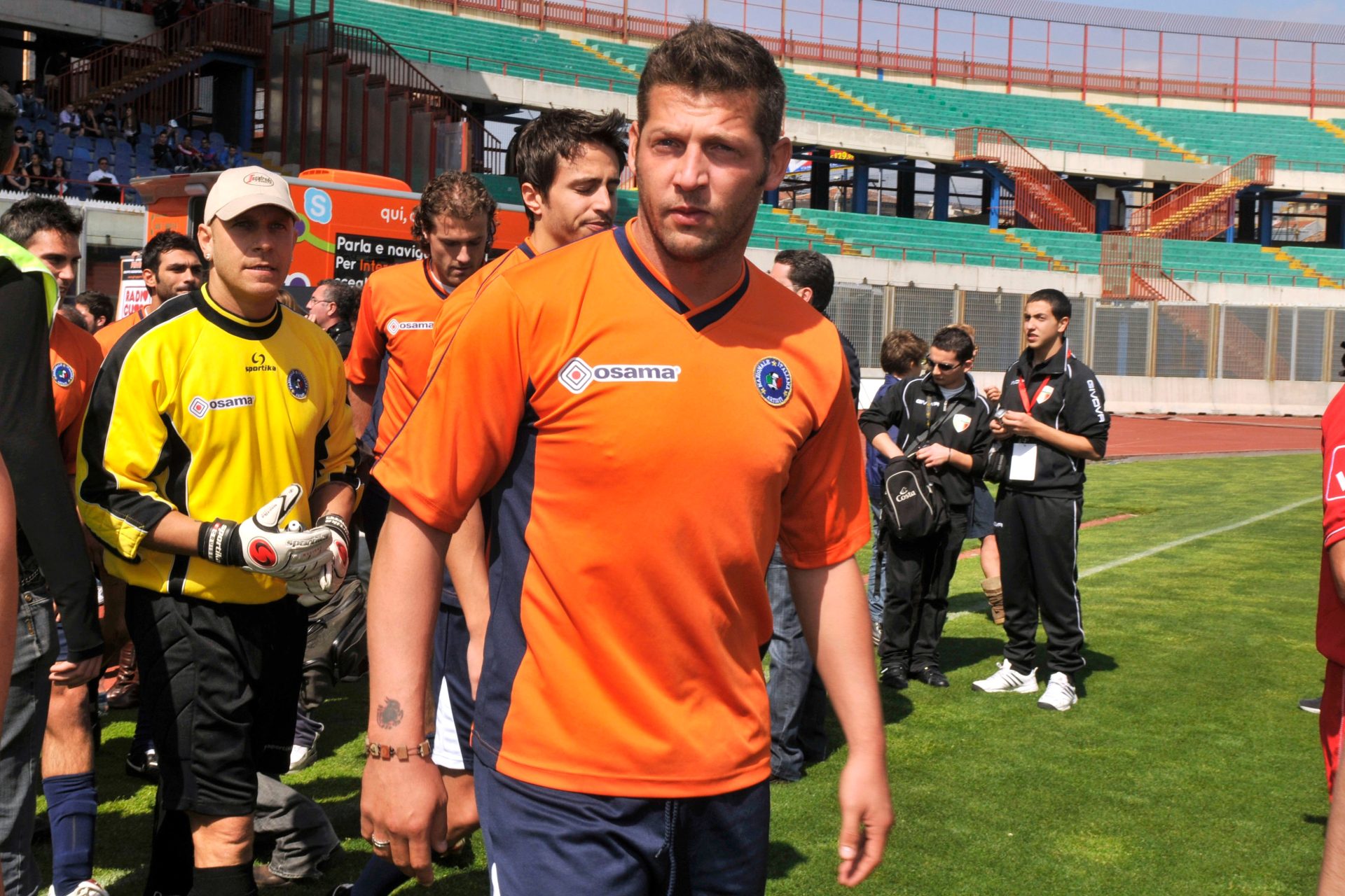 MATTEO MATERAZZI ALLA PARTITA "UN GOAL PER LA SOLIDARIETA'"