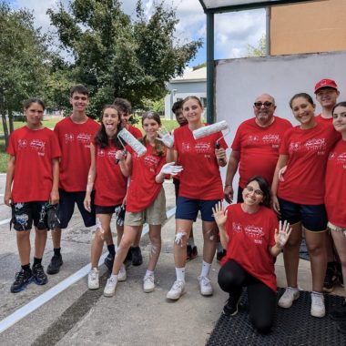 I ragazzi di Ci sto affare fatica di Montebelluna